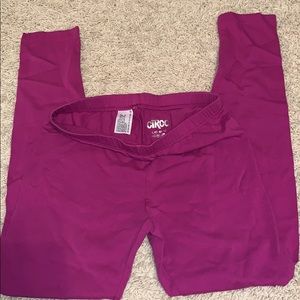 Circo L/G size 10/12 purple leggings